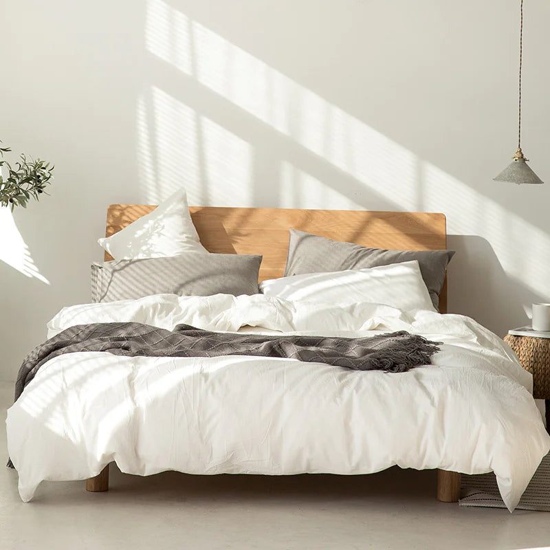 Minimalist Muji-Inspired Japanese Bedding Set
