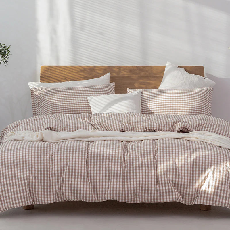 Minimalist Muji-Inspired Japanese Bedding Set